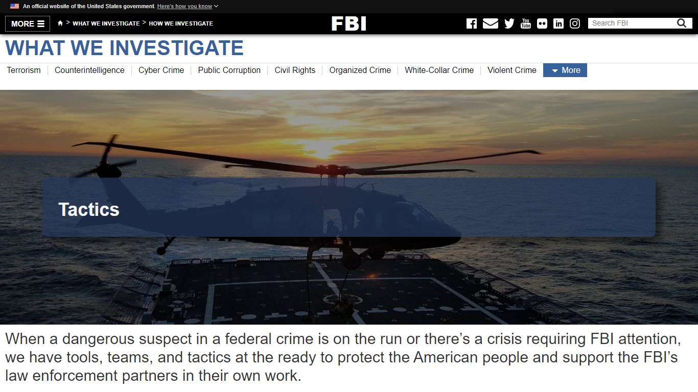 Tactics — FBI